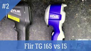 Teste câmera térmica Flir TG165 vs Flir I5 [upl. by Leibman]