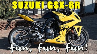 Suzuki GSX8R  more joy for less money [upl. by Laemsi983]