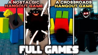 A Nostalgic Hangout Game  A Crossroads Hangout Game  Full Walkthrough  All Endings  Roblox [upl. by Camellia298]