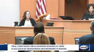 Alexandra Eckersley trial resumes [upl. by Marabelle159]