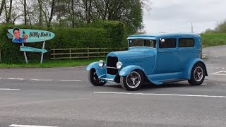 American cars leaving UK car meet Billy Bobs UK READ DESC [upl. by Etnuhs]