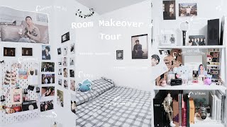 SMALL ROOM MAKEOVER  TOUR 🍒 Pinterest  Kpop inspired [upl. by Birdt]