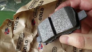 Unboxing Advance Auto Parts Carquest Wearever Gold Brake Pads Review [upl. by Harbot]