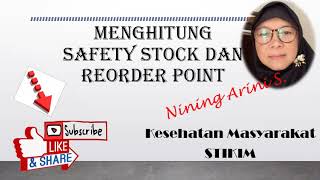 MENGHITUNG Safety Stock SS dan Reorder Point ROP Manajemen Logistik [upl. by Neeliak]