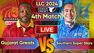 🔴LIVE  Southern Super Stars vs Gujarat Greats live  GG vs SSS 4th Match LLC 2024 [upl. by Tierza987]