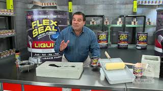 Flex Seal Liquid Rubber Sealant Coating Black 32Oz Can [upl. by Nossyla627]