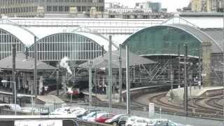 Kylchap magic 60163 TORNADO The Elizabethan setting off from Newcastle Central Station 25 july 2012 [upl. by Raoul]