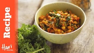 Kale amp Chickpea Curry Recipe [upl. by Abate]