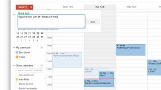 Creating Events in Google Calendar [upl. by Haroppiz]