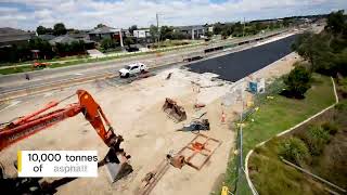 Mickleham Road Upgrade Northbound Lane Open [upl. by Arremat]