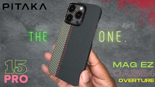 Very Minimal Apple iPhone 15 Pro Case  Pitaka MagEZ Case 4 Quality Aramid Fiber [upl. by Chipman]