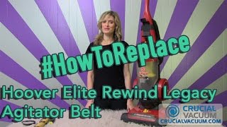 Hoover Elite Rewind Legacy Agitator Belt Replacement for Part 40201190 38528040 [upl. by Jemma]