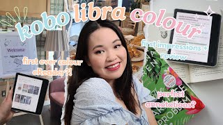 the first EVER color eReader  Kobo Libra Colour Review [upl. by Eiten197]