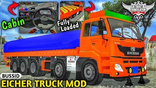 New EICHER TRUCK MOD For Bus Simulator Indonesia  Free Mod  New Bus Mod For Bussid  bussidmods [upl. by Asiret]