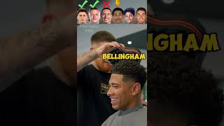 Guler VS Haaland VS Nunez VS Bellingham VS Ronaldo JR VS Ronaldo Haircut Challenge😎 [upl. by Wenda577]