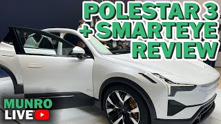 The Polestar 3 Driver Monitoring System with Smart Eye  CES 2023 [upl. by Gilly]