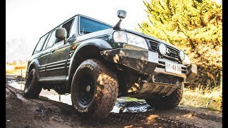 Hyundai Galloper  Off Road Mud Course [upl. by Ellehcim]