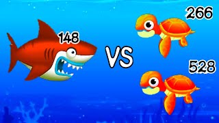 Fishdom New Update Ads Mini Games  Fish Evolution Games  Fish monster Part 12 Gameplay [upl. by Johannessen355]