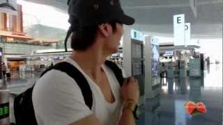 20120723 ソン・ホヨン帰国 羽田空港 [upl. by Sumaes]