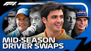 Nine Times F1 Drivers Have Swapped Halfway Through The Season [upl. by Arnst]