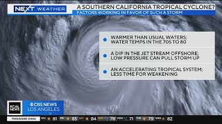 Tracking Hurricane Hilary as it approaches Southern California [upl. by Rednal952]