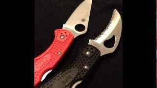 Spyderco Delica 4 VS Byrd Hawkbill [upl. by Enidlareg]