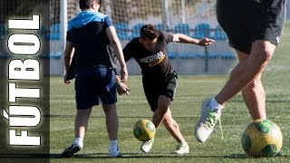 Neymar Rabona Skills con expulsión  Trucos de futbol técnicas y habilidades [upl. by Marja]