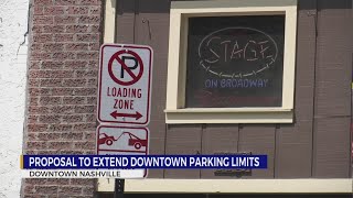 Proposal to extend downtown parking limits [upl. by Yanetruoc796]