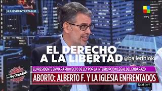 Tres derechos fundamentales la vida la libertad y la propiedad privada Ballerini en Intratables [upl. by Accebor]