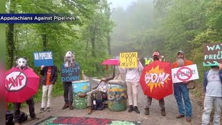 Protesting the Mountain Valley Pipeline [upl. by Leff]