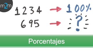 PORCENTAJE entre dos cantidades │ REGLA DE 3 [upl. by Adnalay]