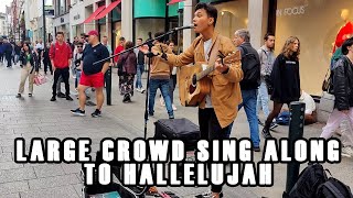 CROWD SINGS ALONG to HALLELUJAH [upl. by Jacquette156]