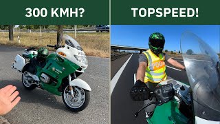 Wie schnell ist ein POLIZEI MOTORRAD [upl. by Sapphira]