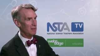 Interview with Bill Nye The Science Guy at the 2014 NSTA Conference [upl. by Codi773]