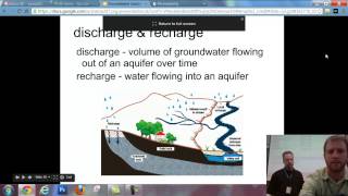 Groundwater video 3 groundwater flow amp Darcys Law [upl. by Natek]