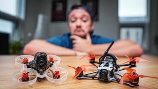 LowBudget FPV Drones that Dont Suck Mobula 6 HD  Tinyhawk 2 Freestyle Review [upl. by Eirot]