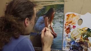 Glazing and the finishing touches  realistic oilpainting tutorial [upl. by Rayshell]