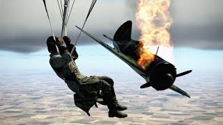 Satisfying Airplane Crashes Takedowns amp Landings V334  IL2 Sturmovik Flight Simulator Crashes [upl. by Dublin535]