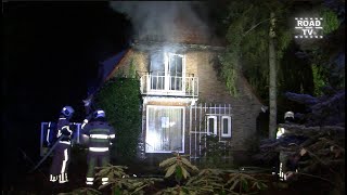 Woningbrand Obrechtlaan Bilthoven [upl. by Radec]