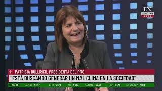 Patricia Bullrich quotQue Moyano hable de mafias me da risa [upl. by Hamford594]