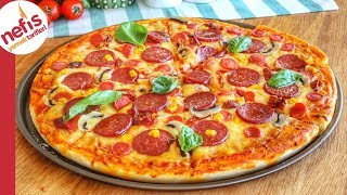 Abartmıyoruz 🏆 100000 Kişinin Denediği Tüm Zamanların En İyi Pizza Tarifi 🥇🙌🏻 [upl. by Reinaldo]