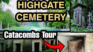 Exploring Highgate Cemetery Catacombs Tour [upl. by Eart]