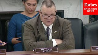 Jon Tester Leads Senate Veterans Affairs Committee On Pending Legislation [upl. by Adlesirk662]