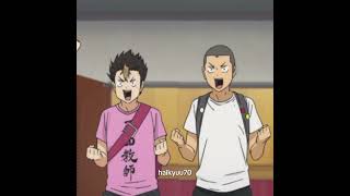 Nishinoya y Tanaka 💗💗haikyuu nishinoyayuu parati tanaka viralvideo parati [upl. by Ormsby]