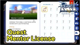 Ragnarok M Eternal Love  Quest Mentor License PART 1 [upl. by Shiroma]
