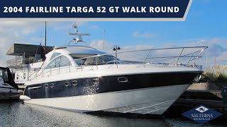 Fairline Targa 52 GT Walk Through [upl. by Proctor]