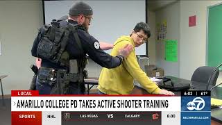 Amarillo College PD takes active shooter training [upl. by Ariay]