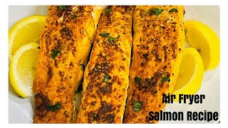 AIR FRYER SALMON RECIPE  THE BEST AIR FRYER SALMON YOU’LL EVER HAVE [upl. by Kenimod]