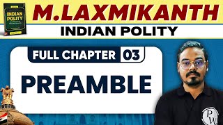 Preamble in Indian Polity Class for UPPSC And All State Exams in One Shot  M Laxmikanth Book [upl. by Alleacim147]