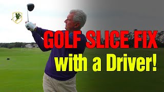 How To Fix Your Slice with a DRIVER [upl. by Aidas]